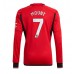 Manchester United Mason Mount #7 Voetbalkleding Thuisshirt 2023-24 Lange Mouwen